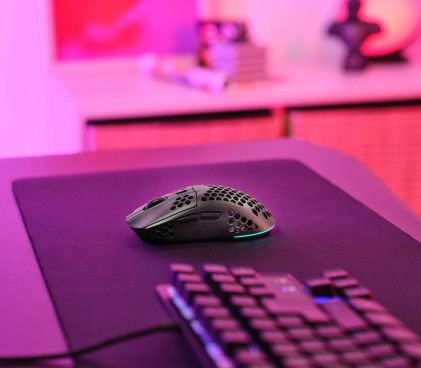 Trust Mouse Gaming Gxt929 Helox Wireless Lightweight, Nero