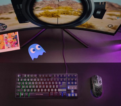 Trust Mouse Gaming Gxt929 Helox Wireless Lightweight, Nero