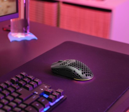 Trust Mouse Gaming Gxt929 Helox Wireless Lightweight, Nero