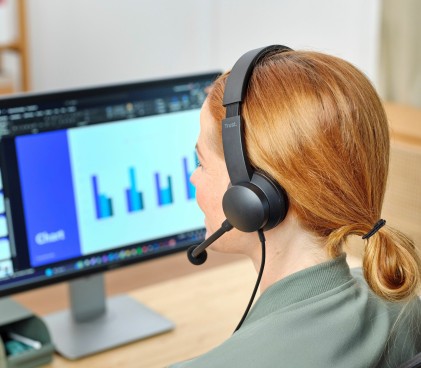 Trust Cuffie Hs-260 Usb-Enc Pc