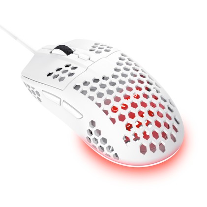 Trust Mouse Gxt928W Helox Lightweight, Bianco