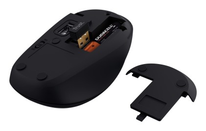 Trust Yvi+ mouse Universale Ambidestro RF senza fili + Bluetooth Ottico 1600 DPI