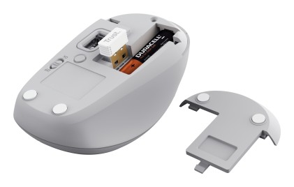 Trust Yvi+ mouse Universale Ambidestro RF senza fili + Bluetooth Ottico 1600 DPI