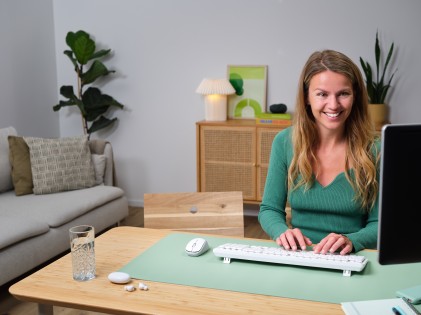 Trust Yvi+ mouse Universale Ambidestro RF senza fili + Bluetooth Ottico 1600 DPI