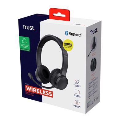 Trust Cuffie Ayda Wireless Bt Enc Pc