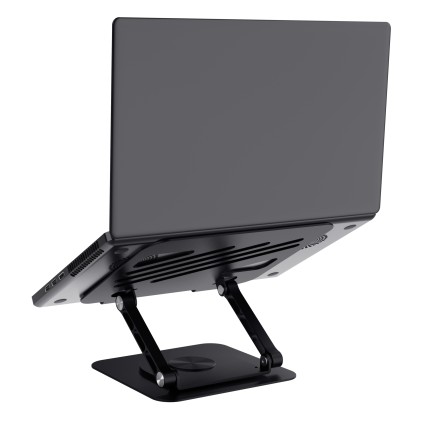 Trust Supporto/Rialzo Per Laptop In Metallo - Zeff - Nero