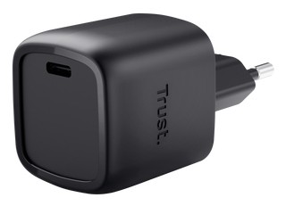 Trust Alimentatore/Caricabatteria 30W Usb-C Gan - Plastica Riciclata 50 - Maxo - Nero