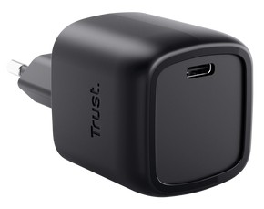 Trust Alimentatore/Caricabatteria 30W Usb-C Gan - Plastica Riciclata 50 - Maxo - Nero