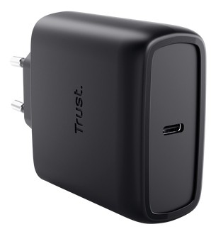 Trust Alimentatore/Caricabatteria 65W Usb-C Gan - Cavo Ricarica Incluso - Plastica Riciclata 50 - M