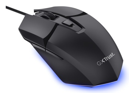 Trust Mouse Gaming Illuminato Cablato 10.000Dpi - 10.000Hz Polling - Gxt121 Felox+ Nero