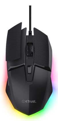 Trust Mouse Gaming Illuminato Cablato 10.000Dpi - 10.000Hz Polling - Gxt121 Felox+ Nero