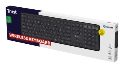 Trust Tastiera Vaiya Multidevice Wirls, It