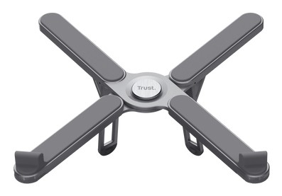 Trust Supporto/Rialzo Per Laptop - Pieghevole In Alluminio - Macy - Grigio