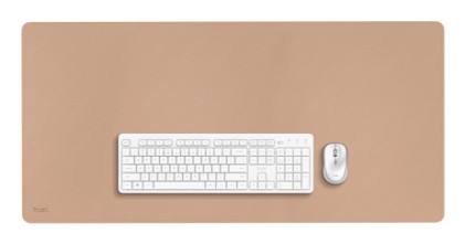 Trust Benya XXL sottomano Cloruro di polivinile (PVC) Beige