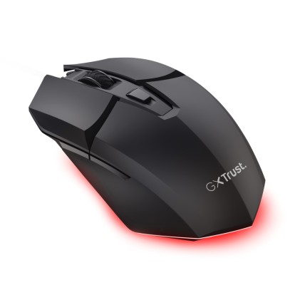 Trust Mouse Gaming Rgb Wireless Ricaricabile Multi-Dispositivo 2,4Ghz + 2X Bt - 12,000Dpi - Gxt122 F
