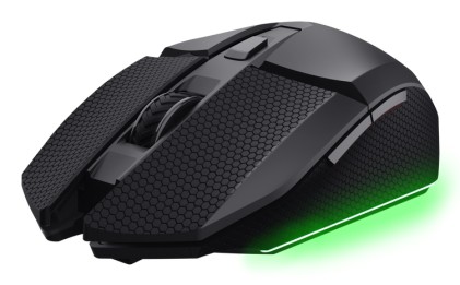 Trust Mouse Gaming Rgb Wireless Ricaricabile Multi-Dispositivo 2,4Ghz + 2X Bt - 12,000Dpi - Gxt122 F