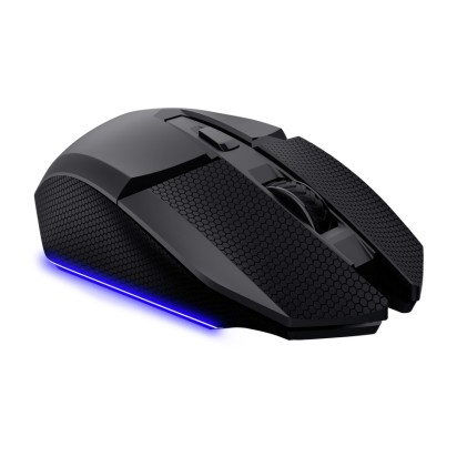 Trust Mouse Gaming Rgb Wireless Ricaricabile Multi-Dispositivo 2,4Ghz + 2X Bt - 12,000Dpi - Gxt122 F