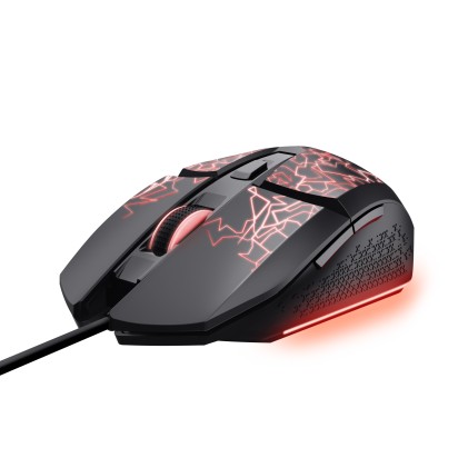 Trust GXT 113 Felox mouse Gaming Mano destra USB tipo A Ottico 6400 DPI