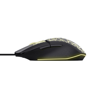 Trust GXT 113 Felox mouse Gaming Mano destra USB tipo A Ottico 6400 DPI