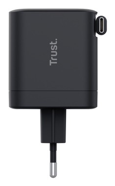 Trust Alimentatore/Caricabatteria 65W 1 Porte Usb-C + Cavo Retrattile Usb-C - Plastica Riciclata 50