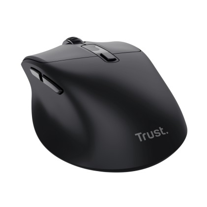 Trust Mouse Wireless Ricarica Ultraveloce 3Min 24Gg - Multiconnect Wl 2,4Ghz + 2X Bt Silent - Plasti