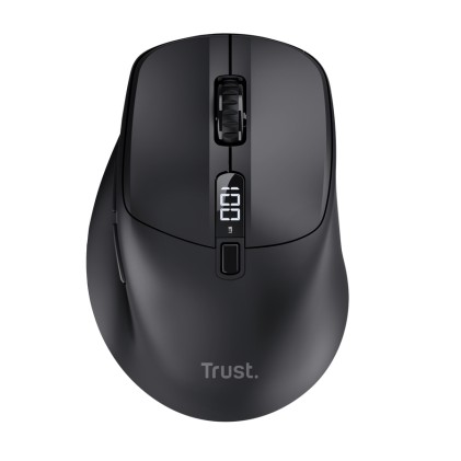 Trust Mouse Wireless Ricarica Ultraveloce 3Min 24Gg - Multiconnect Wl 2,4Ghz + 2X Bt Silent - Plasti