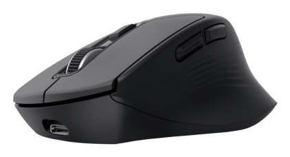 Trust Mouse Wireless Ricaricabile Multiconnect Wl 2,4Ghz + 2X Bt Silent - 3200Dpi - Niven - Nero