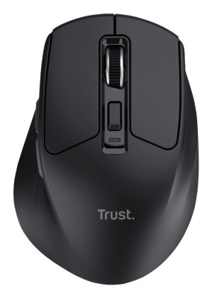 Trust Mouse Wireless Ricaricabile Multiconnect Wl 2,4Ghz + 2X Bt Silent - 3200Dpi - Niven - Nero