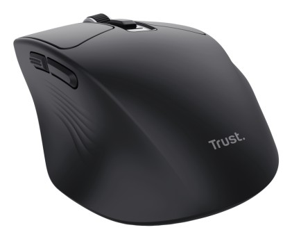 Trust Mouse Wireless Ricaricabile Multiconnect Wl 2,4Ghz + 2X Bt Silent - 3200Dpi - Niven - Nero