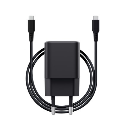 Trust Alimentatore/Caricabatteria 65W Ulrtacompatto Usb-C Gan - Cavo Ricarica Incluso - Plastica Ric