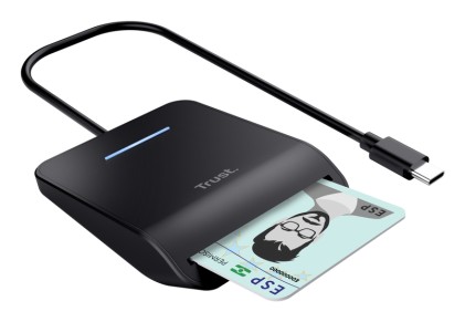 Trust Primo Usb-C Dni Smartcard Reader