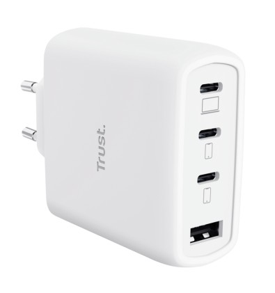 Trust Maxo 65W Universale Bianco AC Ricarica rapida Interno