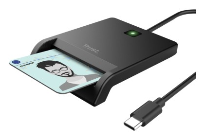 Trust 26253 lettore di card readers Interno USB tipo-C Nero