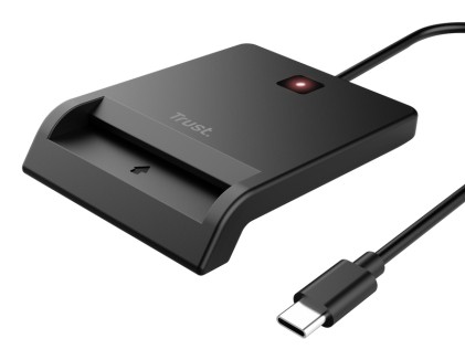 Trust 26253 lettore di card readers Interno USB tipo-C Nero