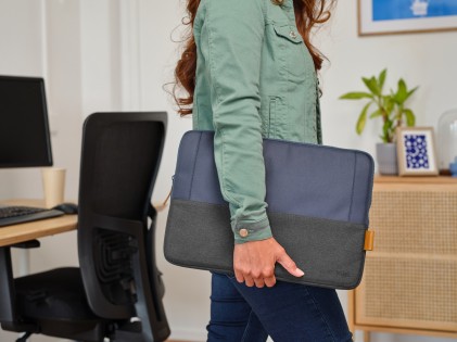 Trust Lisboa 40,6 cm (16") Custodia a tasca Blu