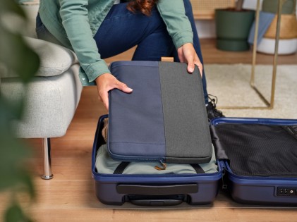 Trust Lisboa 40,6 cm (16") Custodia a tasca Blu