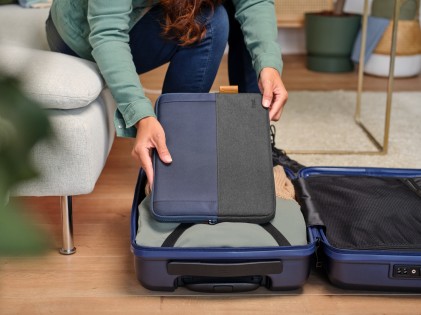 Trust Lisboa 33,8 cm (13.3") Custodia a tasca Blu