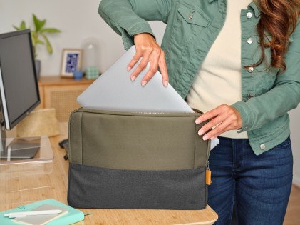 Trust Lisboa 40,6 cm (16") Custodia a tasca Verde