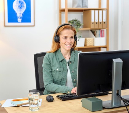 Trust HS-150 Auricolare Cablato A Padiglione Ufficio Nero