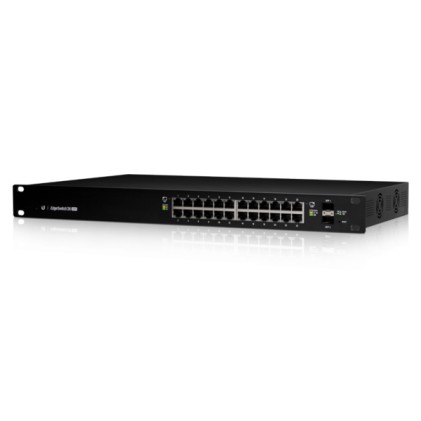 Ubiquiti Networks ES-24-250W switch di rete Gestito L2/L3 Gigabit Ethernet (10/100/1000) Nero 1U Supporto Power over Ethernet (PoE)