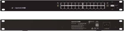 Ubiquiti Networks ES-24-250W switch di rete Gestito L2/L3 Gigabit Ethernet (10/100/1000) Nero 1U Supporto Power over Ethernet (PoE)