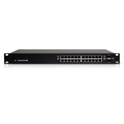 Ubiquiti Networks ES-24-250W switch di rete Gestito L2/L3 Gigabit Ethernet (10/100/1000) Nero 1U Supporto Power over Ethernet (PoE)