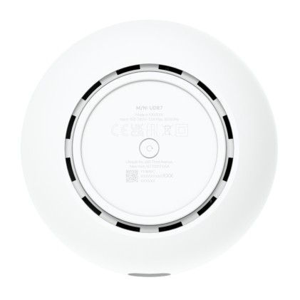 Ubiquiti Dream 7 router wireless 2.5 Gigabit Ethernet Tri-band (2,4 GHz/5 GHz/6 GHz) Bianco