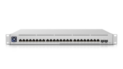 Ubiquiti Networks UniFi USW-ENTERPRISE-24-POE-EU switch di rete Gestito 2.5G Ethernet (100/1000/2500) Supporto Power over Ethernet (PoE) Bianco