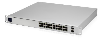 Ubiquiti Networks UniFi Pro 24-Port PoE Gestito L2/L3 Gigabit Ethernet (10/100/1000) Argento 1U Supporto Power over Ethernet (PoE)