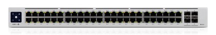 Ubiquiti Networks UniFi Pro 48-Port PoE Gestito L2/L3 Gigabit Ethernet (10/100/1000) Argento 1U Supporto Power over Ethernet (PoE)