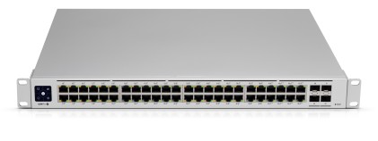 Ubiquiti Networks UniFi Pro 48-Port PoE Gestito L2/L3 Gigabit Ethernet (10/100/1000) Argento 1U Supporto Power over Ethernet (PoE)