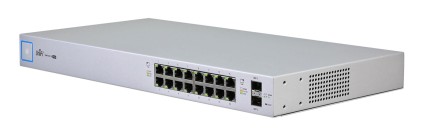 Switch 16 porte Ubiquiti UniFi, 150W PoE+, 16 Gbit Ports, 2 SFP