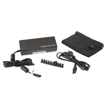 RealPower 140474 adattatore e invertitore Interno 40 W Nero