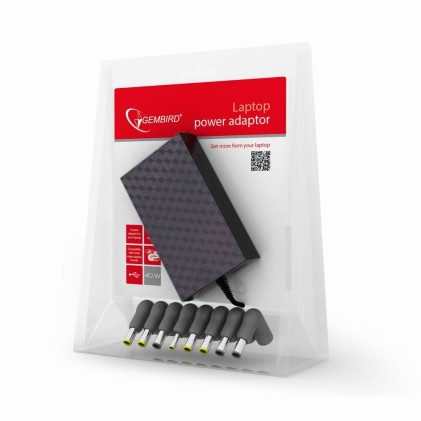 Gembird NPA-AC3 adattatore e invertitore Interno 40 W Nero